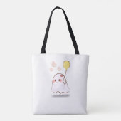Schattigee Halloween Ghost bag, Spooky tas voor ki (Achterkant)