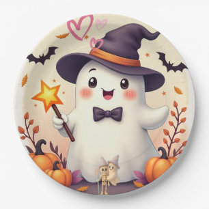 Schattigee Halloween Ghost Paper Bord – Heks