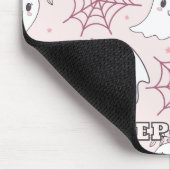Schattigee Halloween Ghost & Spiderweb Pattern (2) Muismat (Hoek)