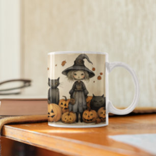 Schattigee Halloween Heks 15 Mok