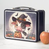 Schattigee Halloween heks koe (In situ)