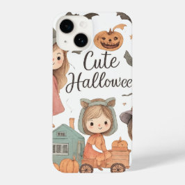 Schattigee Halloween iPhone Case – Ghost & Mummy H 14 Hoesje
