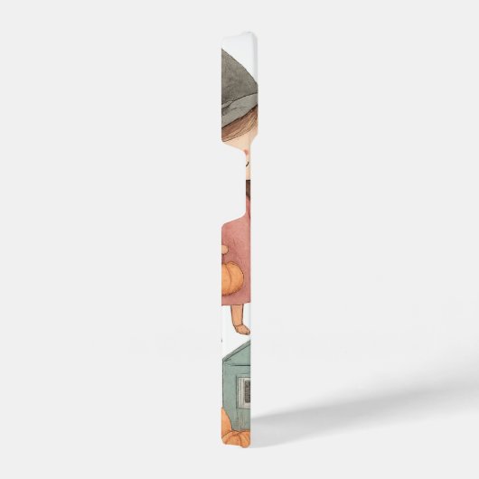 Schattigee Halloween iPhone Case – Ghost & Mummy H iPhone Hoesje (Rechterkant)