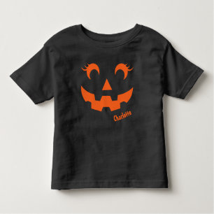 Schattigee Halloween Jack O'Lantern Gepersonalisee Kinder Shirts
