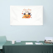 Schattigee Halloween - Kawaii Ghost en Black Cats Spandoek (Beurs)