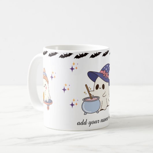 Schattigee Halloween Keramische Mok -  (Voorkant links)