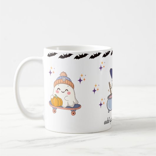 Schattigee Halloween Keramische Mok -  (Links)