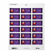 Schattigee Halloween Kind Kostuumfeest Vampire Etiket (Full Sheet)