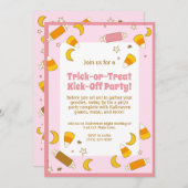 Schattigee Halloween Kostuum Party Trick or treat Kaart (Voorkant / Achterkant)