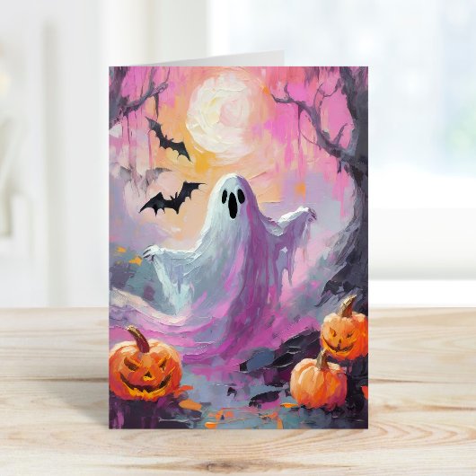 Schattigee Halloween kunst Kaart