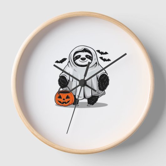 Schattigee Halloween Luiaard T-Shirt Schattig en S (Voorkant)