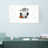 Schattigee Halloween Luiaard T-Shirt Schattig en S Spandoek (Beurs)