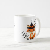 Schattigee Halloween Mok met Fox en Witch Pet, Fun (Voorkant rechts)