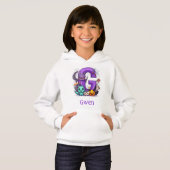 Schattigee Halloween Monogram Letter G Hoodie (Voorkant volledig)