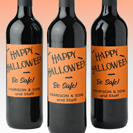 Schattigee Halloween, Naam, Zwart Sinaasappel 6 Wi Bier Etiket