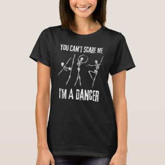 Schattigee Halloween Outfit voor Dancer Skeleton D T-shirt