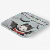 Schattigee Halloween! 👻 Papieren Bordje (Gebogen)