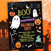 Schattigee Halloween Party Invitation Spooktacular Kaart