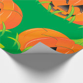 Schattigee Halloween pompoen Jack-O-Lantern Cadeaupapier