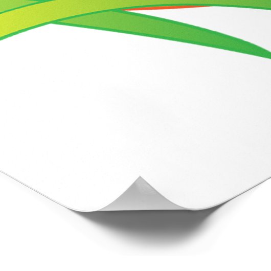 Schattigee Halloween pompoen Jack-O-Lantern Poster (Hoek)