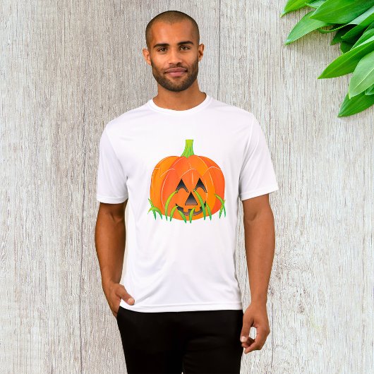 Schattigee Halloween pompoen Jack-O-Lantern T-shirt