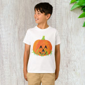 Schattigee Halloween pompoen Jack-O-Lantern T-shirt