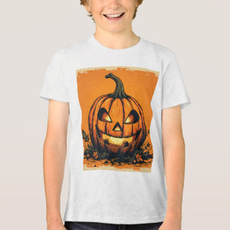 Schattigee Halloween pompoen Kinderen T-shirt