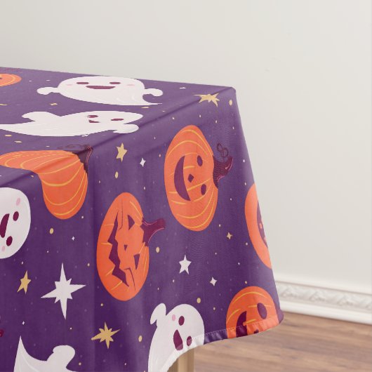 Schattigee Halloween pompoenen en spoken Tafelkleed (Voorbeeld)