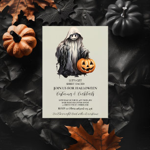 Schattigee Halloween Pumpkin Boo Party Kaart