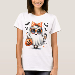 Schattigee Halloween Sassy Ghost T-shirt