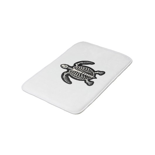 Schattigee Halloween schildpad skelet schildpad sc Badmat (Gekanteld)