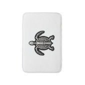 Schattigee Halloween schildpad skelet schildpad sc Badmat (Voorkant Verticaal)