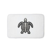 Schattigee Halloween schildpad skelet schildpad sc Badmat (Voorkant)