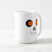 Schattigee Halloween Skeleton Coffee Mok (Voorkant rechts)