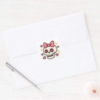 Schattigee Halloween Skull sticker