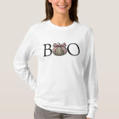Schattigee Halloween Snake Skin Boo Pumpkin Pink B T-shirt (Voorkant)