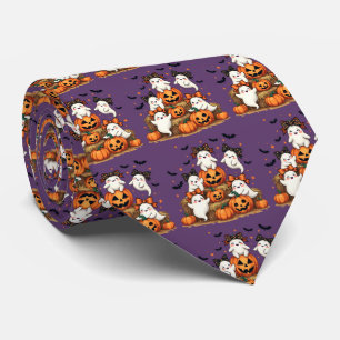 Schattigee Halloween-spoken in Coquette Bows & Pum Stropdas