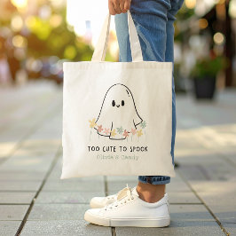 Schattigee Halloween-spookbloem te Schattige om te Tote Bag