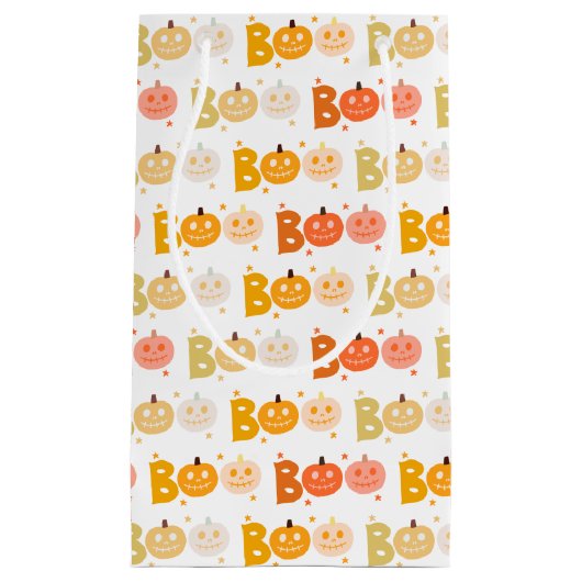 Schattigee Halloween Spooky Boo Creepy Pumpkin Klein Cadeauzakje (Voorkant)