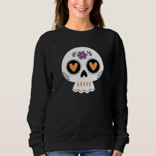 Schattigee Halloween Sugar Skull Trui