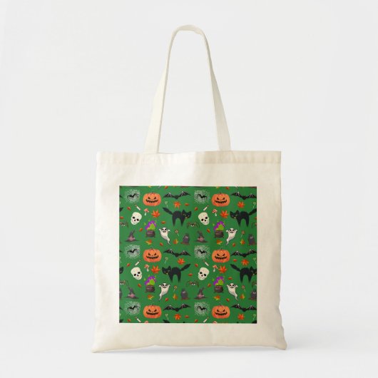 Schattigee Halloween Trick or treat Tote Bag (Voorkant)