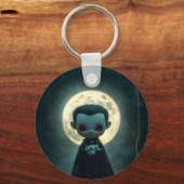 Schattigee Halloween Vampire Sleutelhanger (Voorkant)