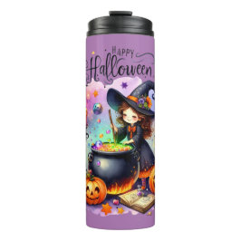 Schattigee Halloween Witch Tumbler Thermosbeker