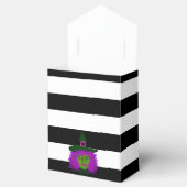 Schattigee Halloween Witch Zwart Gestreepte Party  Bedankdoosjes (Geopend)