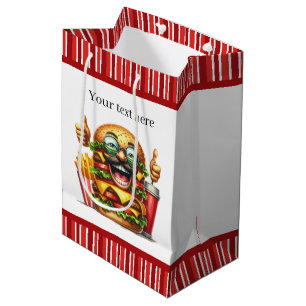 Schattigee hamburger liefhebbers feest medium cadeauzakje