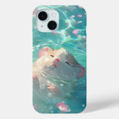 Schattigee hamster in water Case-Mate iPhone case (Achterkant)