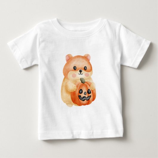 Schattigee hamster Jack-o'-Lantern Design (Voorkant)