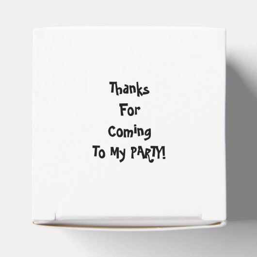 Schattigee hamster, originele tekening, party Beda Bedankdoosjes (Bovenkant)