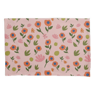 Schattigee hand tekening bloemmotief Kussensloop