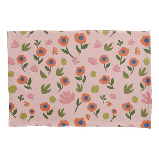 Schattigee hand tekening bloemmotief Kussensloop (Voorkant)